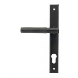 Black Brompton Slimline Lever Espag. Lock Set