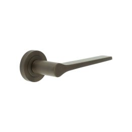 Gio Door Handle in Dark Bronze - By Frelan Hardware - JV851DB