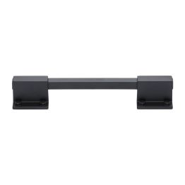 Railway Kitchen Cabinet Pull Handle Black Matt Finish