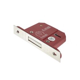 Atlantic 5 Lever Key Deadlock [BS] 3" - Polished Chrome