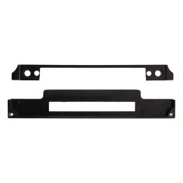 Atlantic DIN Rebate Kit for Euro Profile, Bathroom Lock, Latch, Euro Deadlock - Matt Black