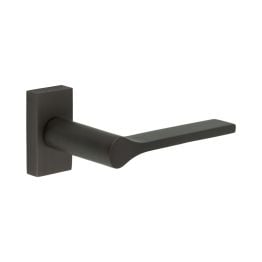 CR-105 Dark Bronze Multi Point Rectangular Rose Door Handle - By Frelan Hardware - CR-105D4DB