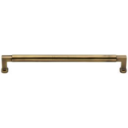 Heritage Brass Cabinet Pull Bauhaus Design 320mm CTC Antique Brass Finish