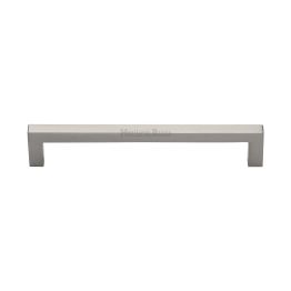 Heritage Brass Cabinet Pull City Design 160mm CTC Satin Nickel Finish