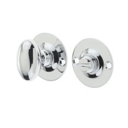 Jedo Bathroom Turn & Release for use with Deadbolts 5mm spindle Polished Chrome - By Frelan Hardware - JV2671PC