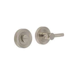 Jedo Bari Knurled Turns & Releases Satin Nickel - By Frelan Hardware - JV855SN