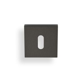 Valli Lock Profile Push-on Square Rosette Escutcheon - Anthracite