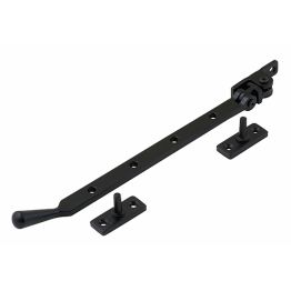 Padstow Casement Stay (10" / 250mm) - Flat Black