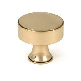 Polished Bronze Scully Cabinet Knob - 38mm