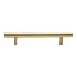 Heritage Brass Door Pull Handle Bar Design 305mm Satin Brass Finish