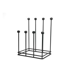 Matt Black Four Pair Boot Rack