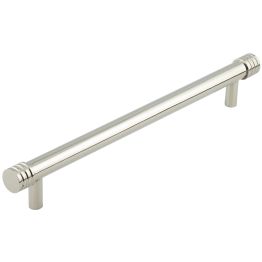 Hoxton Sturt Cabinet Handles 224mm Ctrs Polished Nickel - By Frelan Hardware - HOX460PN