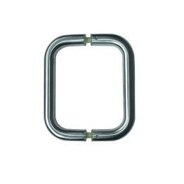 Stainless Steel 19mm D Shape Pull Handles B2B Fixing 150x19mm Satin Stainless Steel - By Frelan Hardware - JSS120A