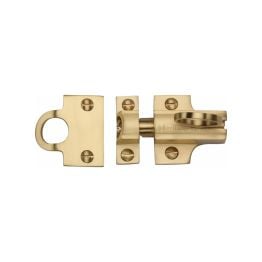 Heritage Brass Fanlight Catch Satin Brass Finish