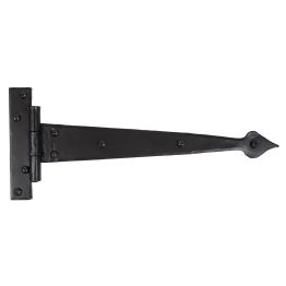 Black 12" Arrow Head T Hinge (pair)