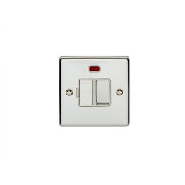 Eurolite Enhance Decorative Switched Fuse Spur With Neon Indicator Polished Chrome