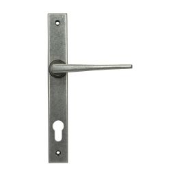 Pewter Eaton Slimline Lever Espag. Lock Set