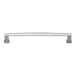 Heritage Brass Cabinet Pull Vintage Design 203mm CTC Satin Chrome Finish