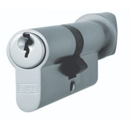 Euro Cylinder And Turn - Satin Chrome