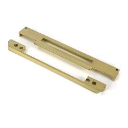 Polished Brass ½" Rebate Kit for Euro Din Sash Lock