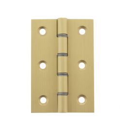 Atlantic Washered Hinges 3" x 2" x 2.2mm - Satin Brass (Pair)