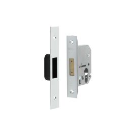 Jedo Euro Profile Deadlocks 65mm Satin Chrome - By Frelan Hardware - JL1060SC