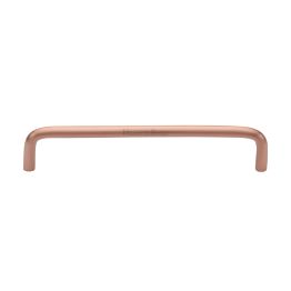 Heritage Brass Cabinet Pull Wire Design 160mm CTC Satin Rose Gold Finish