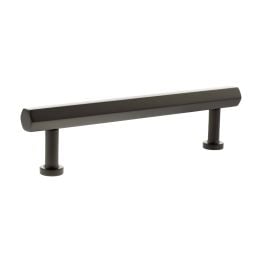 Millhouse Brass Pennington Hexagonal T-Bar Cabinet Pull Handle 128mm - Urban Dark Bronze