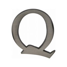 Heritage Brass Alphabet Q Pin Fix 51mm (2") Matt Bronze Finish