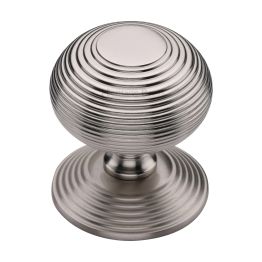 Heritage Brass Centre Door Knob Reeded Design 3 1/2 Satin Nickel Finish
UK Registered Design Number 6241152

&nbsp;