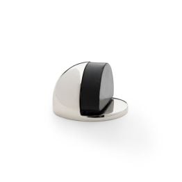 Alexander & Wilks - Shield Floor Mounted Door Stop - Polished Nickel