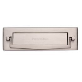 Heritage Brass Postal Knocker Satin Nickel finish
