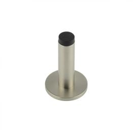 Burlington Plain Wall Mounted Door Stops Plain Rose Satin Nickel - By Frelan Hardware - BUR-970SN-971SN