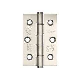 Jedo Stainless Steel Grade 7 Washered Hinges 76x50mm Satin Stainless Steel - By Frelan Hardware - J9504SSS