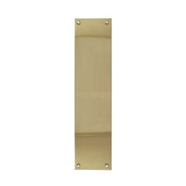 Jedo Plain Fingerplates 305x75mm Polished Brass - By Frelan Hardware - JV58PB