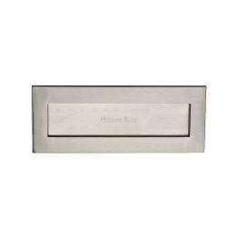 Heritage Brass Letterplate 10" x 4" Satin Nickel finish