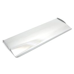 Satin Chrome Large Letter Plate Cover