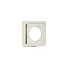 Burlington Square Stepped Outer Rose Polished Nickel - By Frelan Hardware - BUR152PN