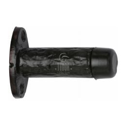 The Tudor Projection Door Stop Black Iron