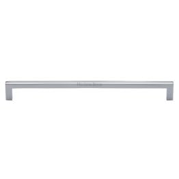 Heritage Brass Cabinet Pull City Design 256mm CTC Polished Chrome Finish