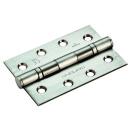 Grade 11 Ball Bearing Hinge - Satin Stainless Steel (Pair)