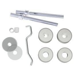 Back To Back Fixing Pack - Satin Stainless Steel