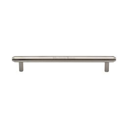 Heritage Brass Cabinet Pull Stepped Design 160mm CTC Satin Nickel finish