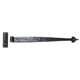 Black 24" Hook & Band Hinge (pair)