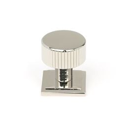 Polished Nickel Judd Cabinet Knob - 25mm (Square)