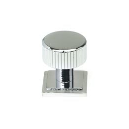 Polished Chrome Judd Cabinet Knob - 25mm (Square)