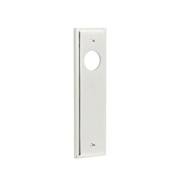 Burlington II Lever Plate Choices Latch Polished Nickel - By Frelan Hardware - BUR450PN