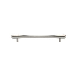 Heritage Brass Cabinet Pull T-Bar Raindrop Design 128mm CTC Satin Nickel Finish