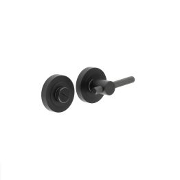 Jedo Bari Knurled Turns & Releases Black - By Frelan Hardware - JV855MB
