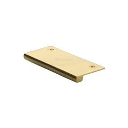 Heritage Brass EPT Edge Pull Cabinet Handle 50mm Polished Brass finish